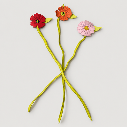 the leather poppy (single stem)