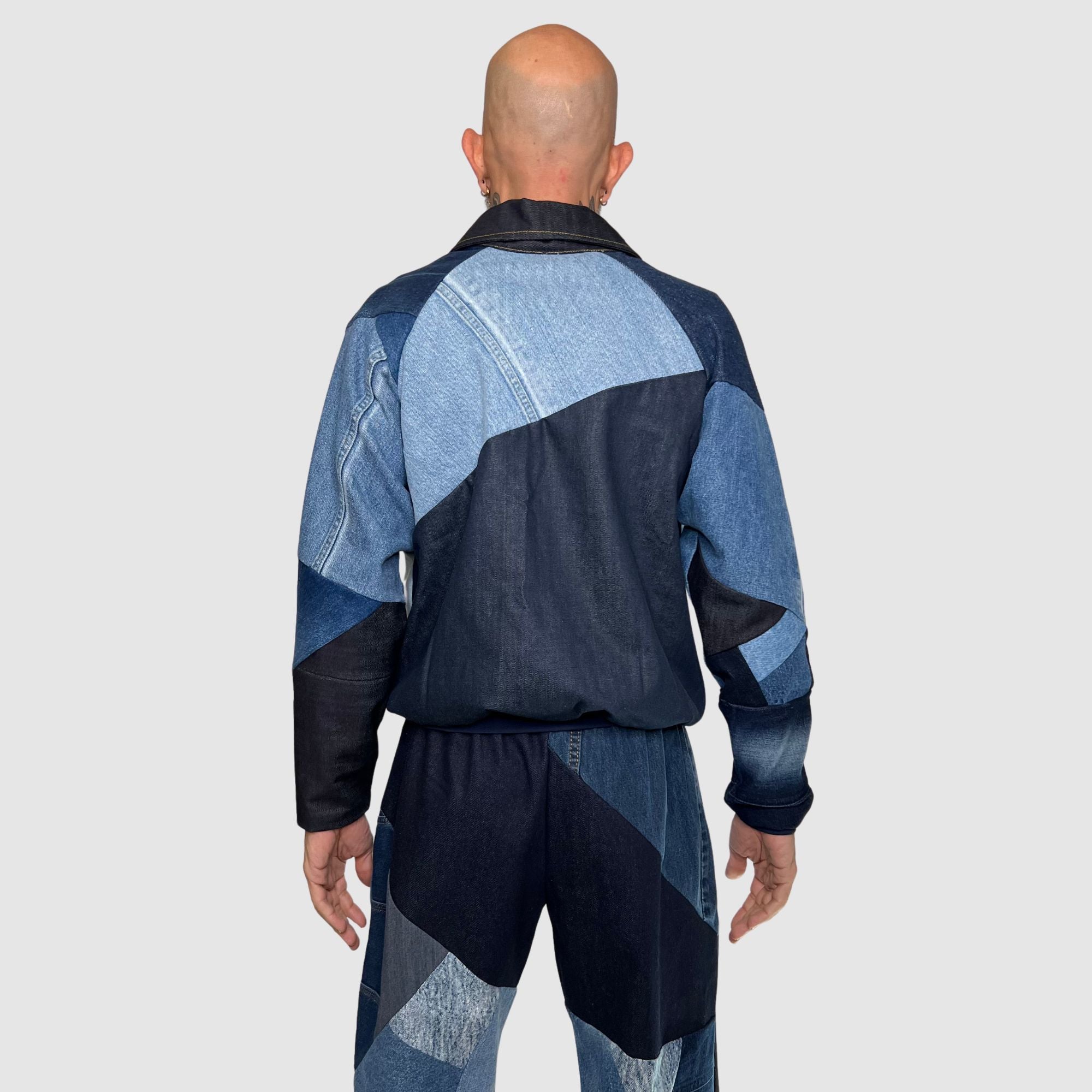 denim bomber jacket – Zero Waste Daniel denim bomber jacket – Zero Waste Daniel