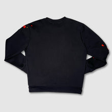 Load image into Gallery viewer, black &#39;tomato splat&#39; crewneck sweatshirt *NEW RELEASE*
