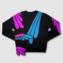 Load image into Gallery viewer, black &#39;lovebirds&#39; crewneck sweatshirt *NEW RELEASE*
