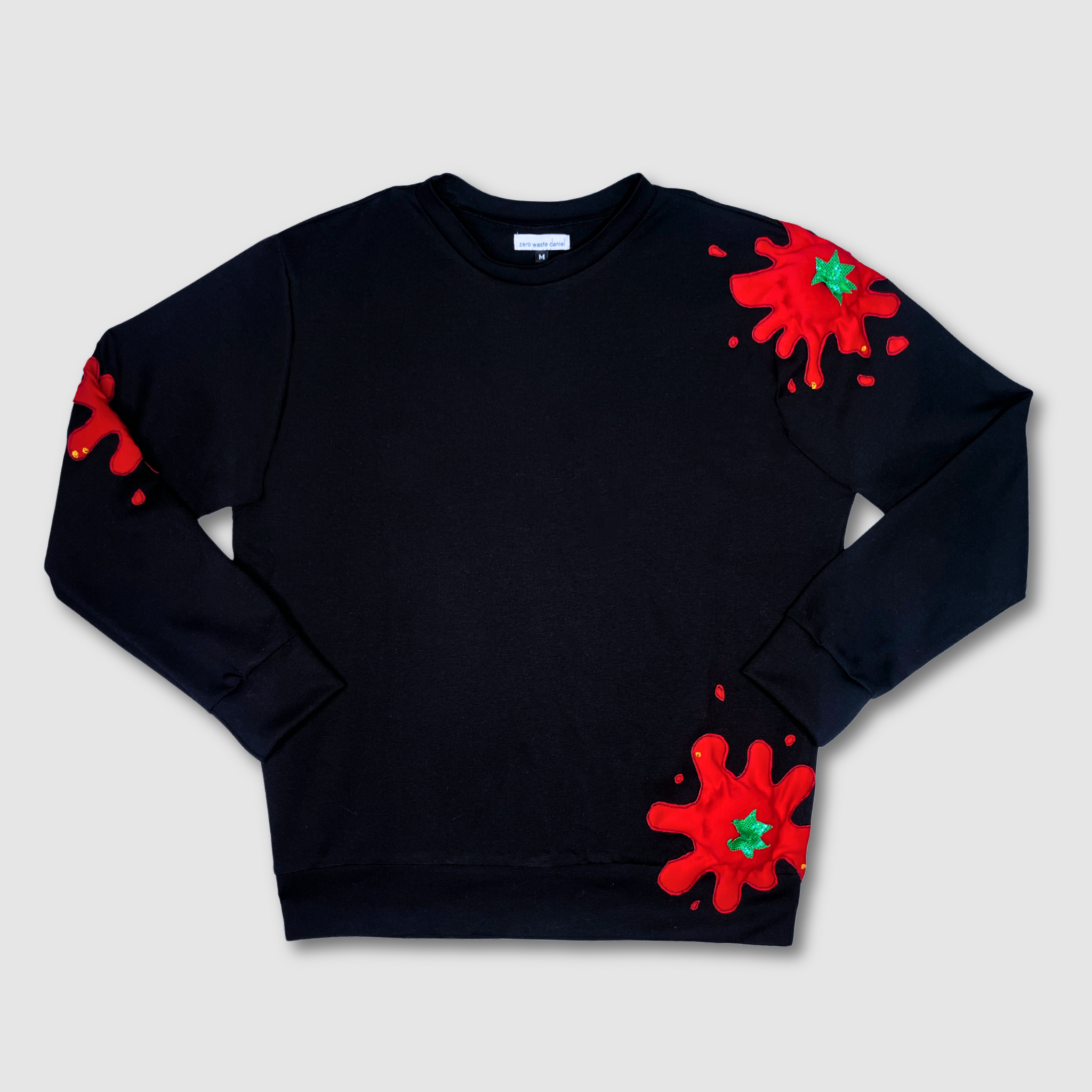 tomato splat' crewneck sweatshirt – Zero Waste Daniel