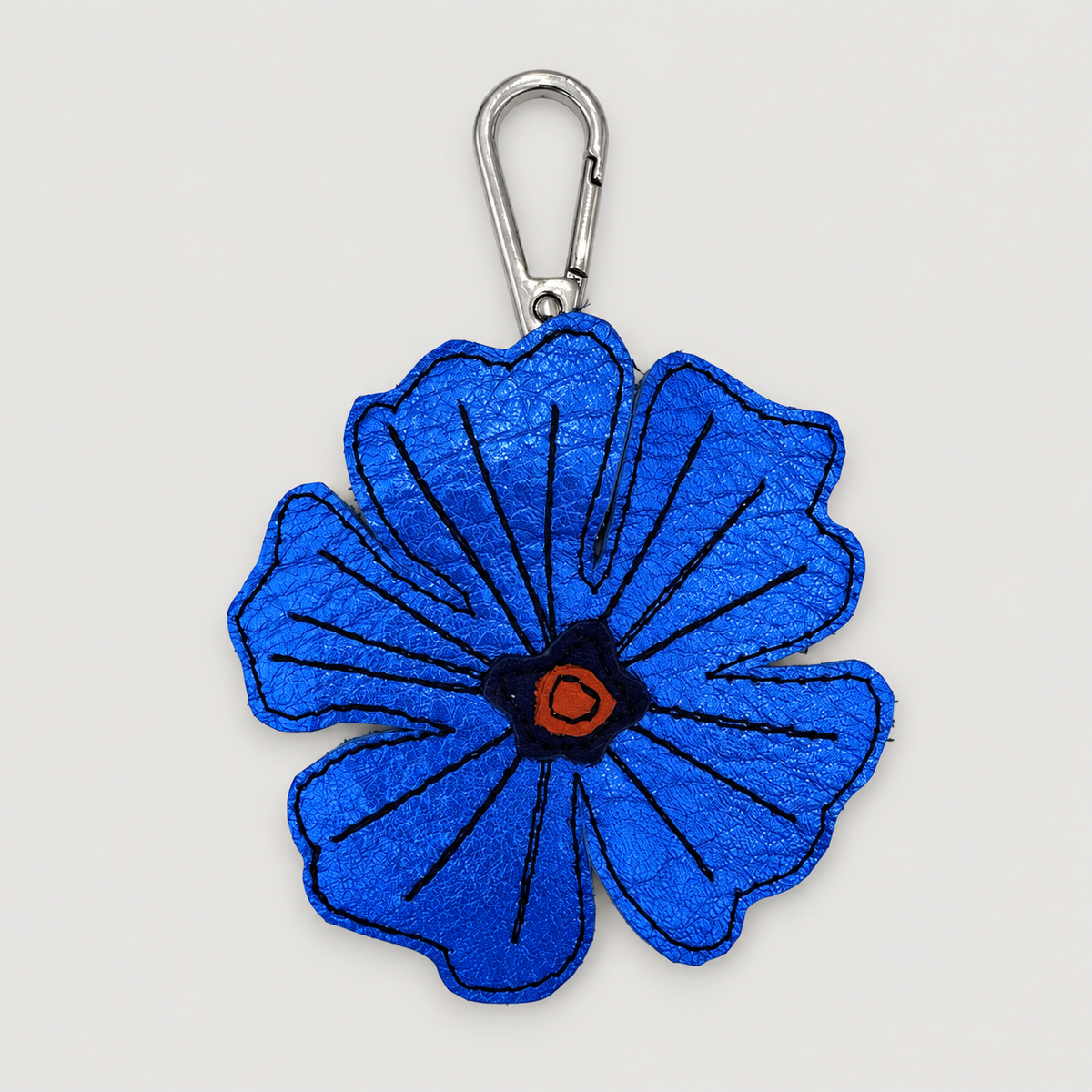 the leather poppy bag charm 18-of-70