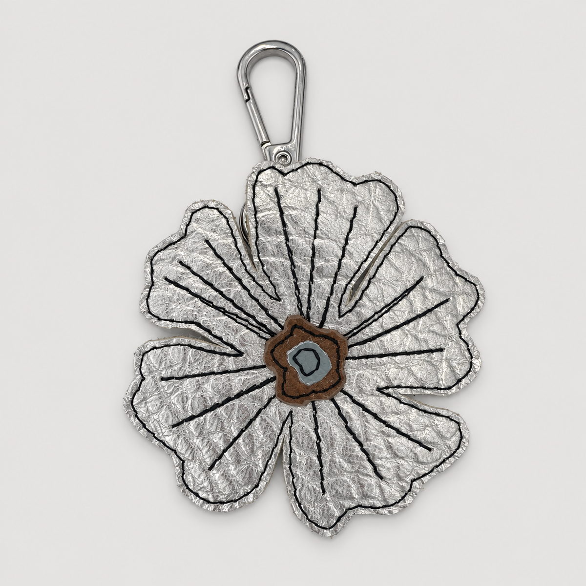 the leather poppy bag charm 19-of-70