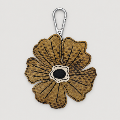 the leather poppy bag charm 22-of-70