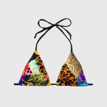Load image into Gallery viewer, the &#39;mixed print&#39; triangle bikini top
