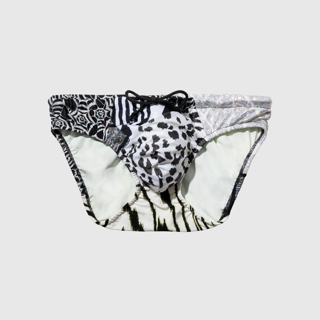 the 'black + white' classic swim brief