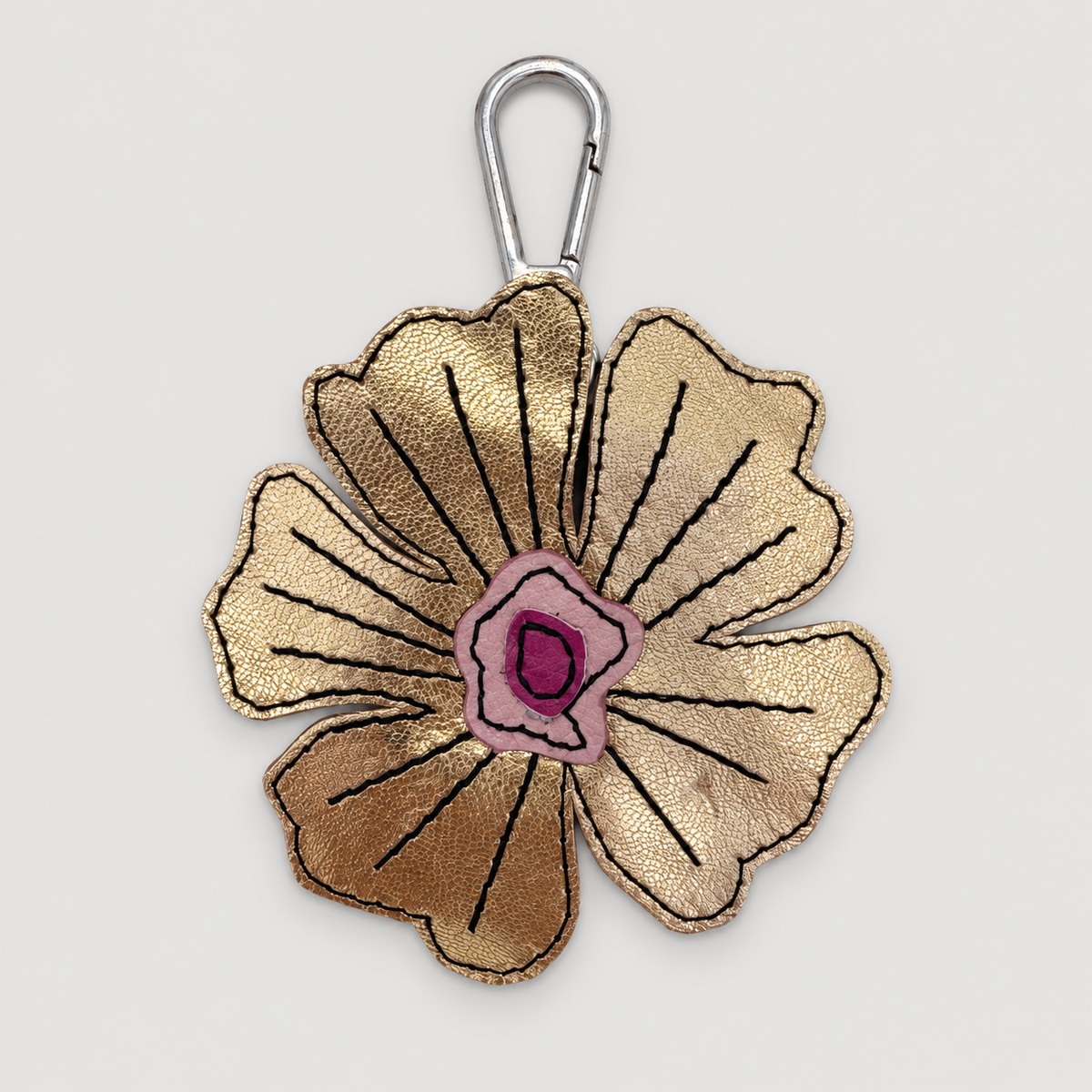 the leather poppy bag charm 4-of-70