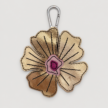 the leather poppy bag charm 4-of-70