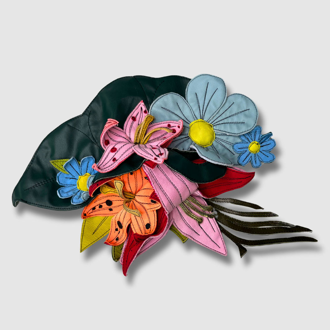 garden florals brooch