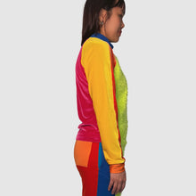 Load image into Gallery viewer, neon + fuzzy color blocked sweatshirt *NEW RELEASE*
