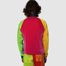 Load image into Gallery viewer, neon + fuzzy color blocked sweatshirt *NEW RELEASE*
