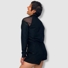 Load image into Gallery viewer, the &#39;black + mesh&#39; long sleeve sun-guard
