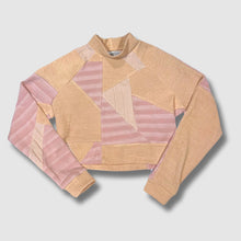 Load image into Gallery viewer, blush mock neck cropped sweater
