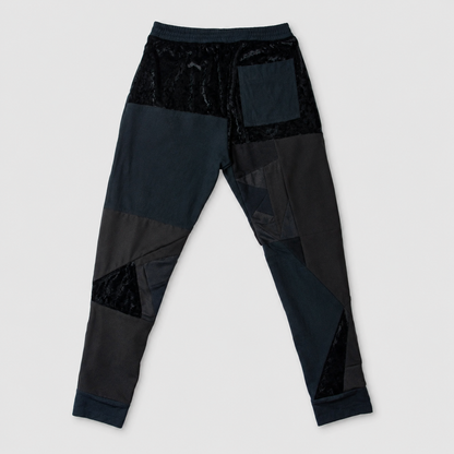 black 'all-over reroll' jogger