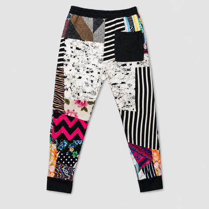mixed print 'all-over reroll' jogger