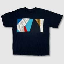 Load image into Gallery viewer, preloved - SIZE: XL - black &#39;striped reroll&#39; tee
