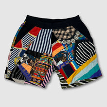 Load image into Gallery viewer, preloved - SIZE: S - mixed print &#39;all-over reroll&#39; shorts
