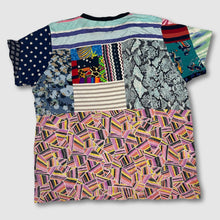 Load image into Gallery viewer, preloved - SIZE: 2XL - mixed print &#39;all-over reroll&#39; tee
