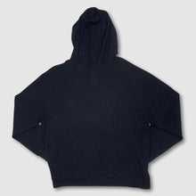 Load image into Gallery viewer, preloved - SIZE: L - black &#39;striped reroll&#39; hoodie
