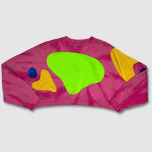 Load image into Gallery viewer, preloved - SIZE: L - &#39;drip drop&#39; cropped sweatshirt
