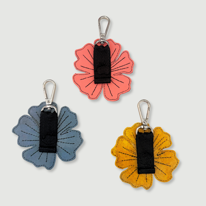 the leather poppy bag charm 3-of-70