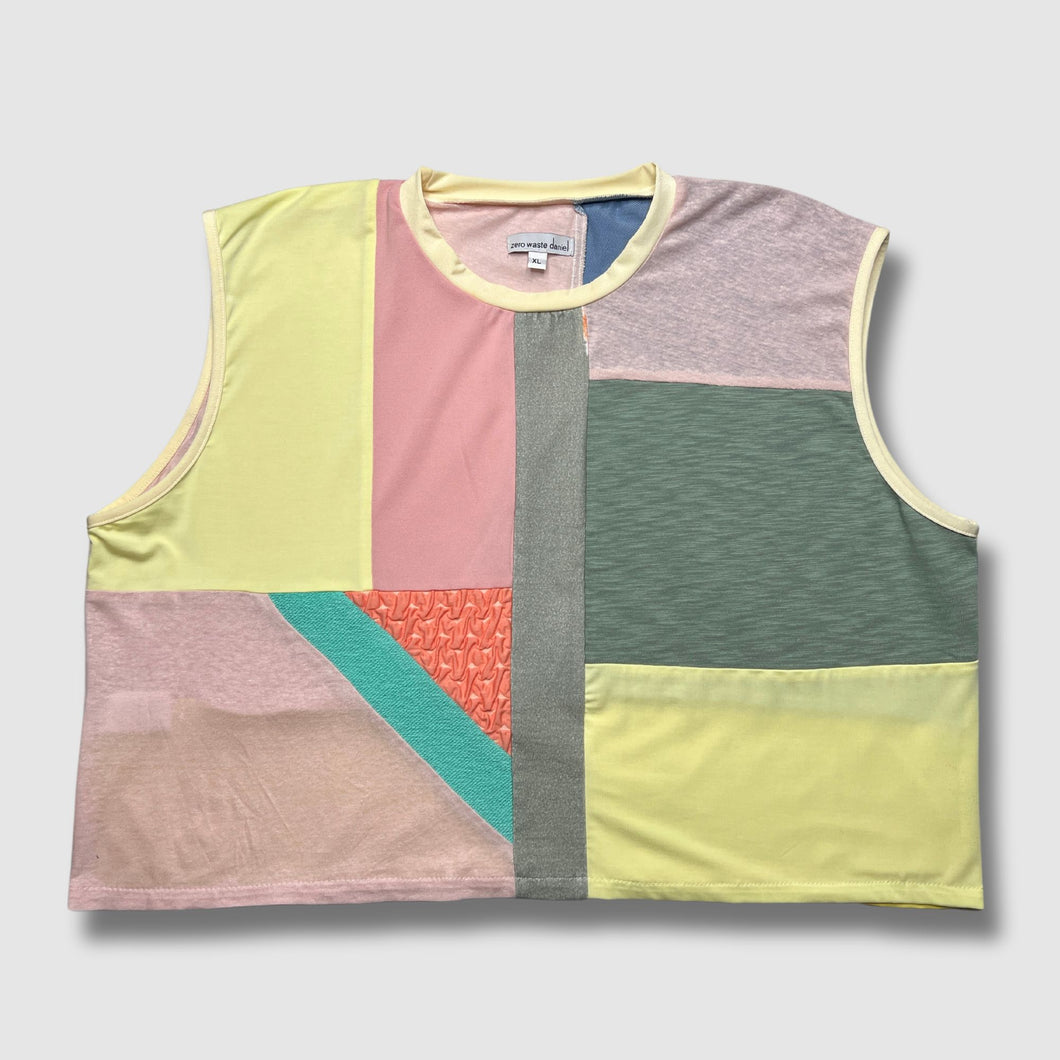 limited edition  'pastels for summer' crop top (xl)