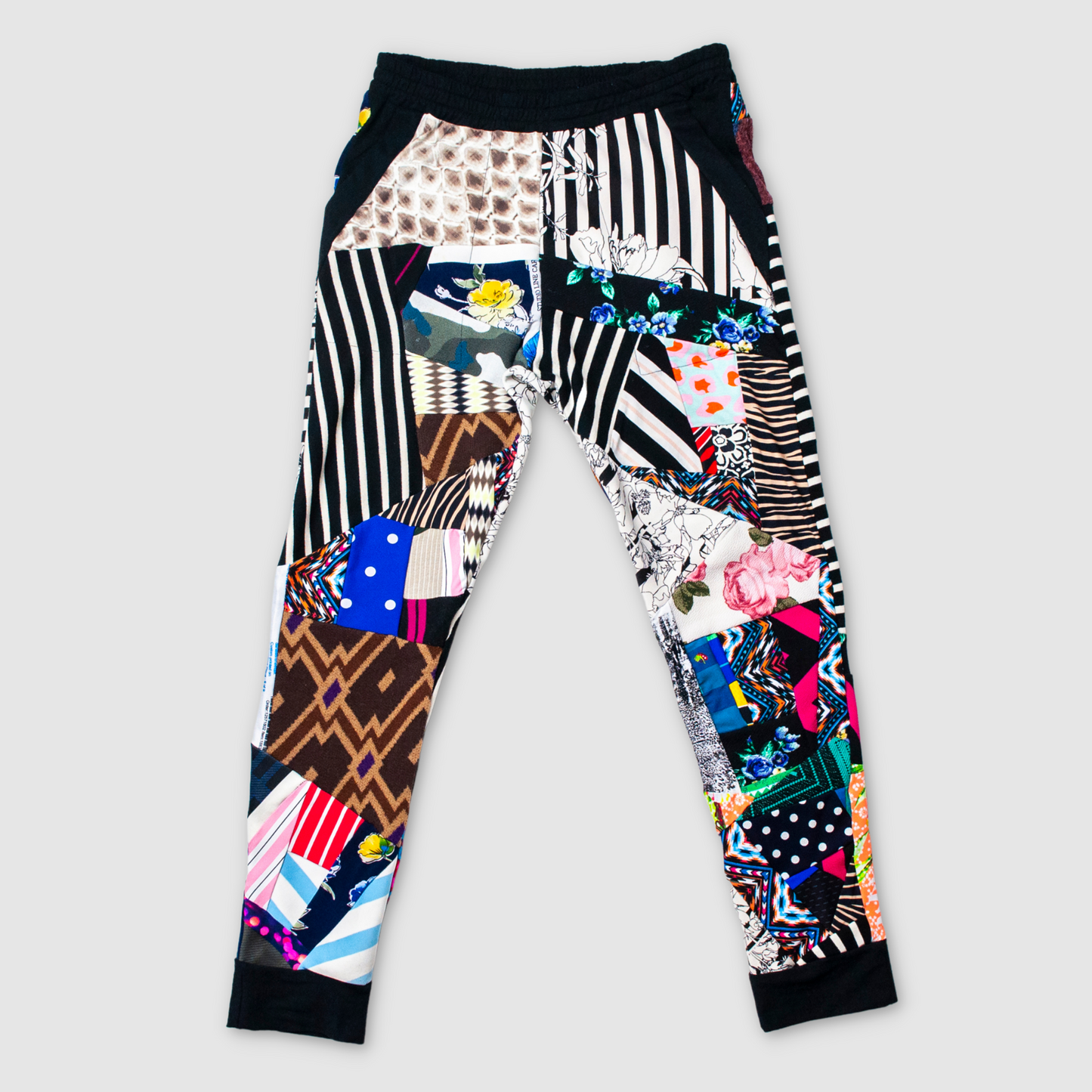 mixed print jogger made by zero waste daniel a sustainable fashion brand in ny