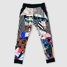 Load image into Gallery viewer, mixed print jogger made by zero waste daniel a sustainable fashion brand in ny
