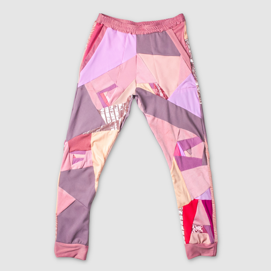 pink 'all-over reroll' jogger