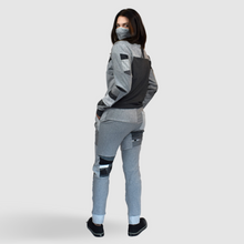 Load image into Gallery viewer, gray sweatsuit on model made by zero waste daniel a sustainable fashion brand in ny
