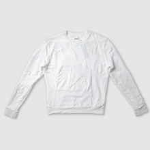 Load image into Gallery viewer, white sweatshirt made by zero waste daniel a sustainable fashion brand in ny
