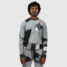 Load image into Gallery viewer, grey sweatshirt made by zero waste Daniel an environmentally conscious clothing brand
