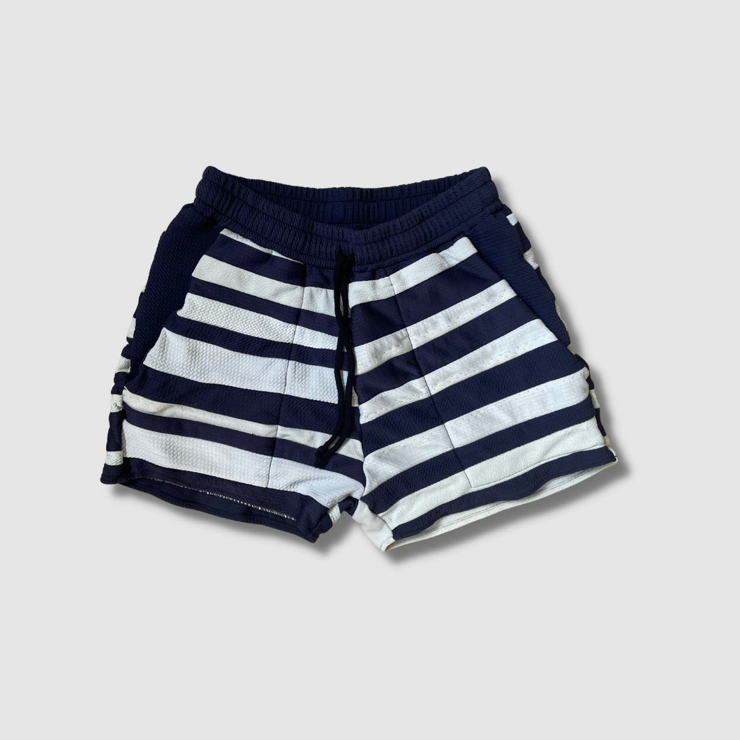 Preloved striped short shorts XXS