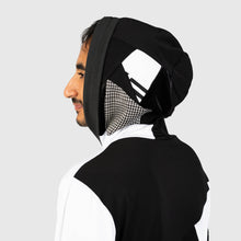 Load image into Gallery viewer, black + white &#39;all-over reroll&#39; hoodie
