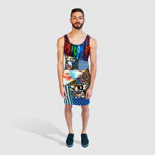 Load image into Gallery viewer, mixed print &#39;all-over reroll&#39; dress
