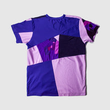 Load image into Gallery viewer, purple &#39;all-over reroll&#39; short sleeve tee shirt
