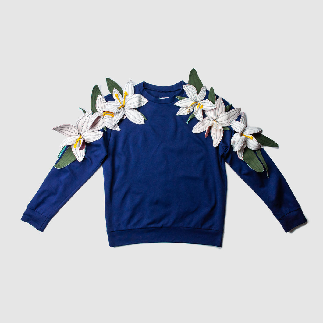 'groundbreaking' florals sweatshirt