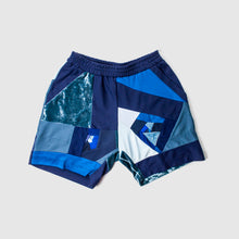 Load image into Gallery viewer, blue short by zero waste daniel a sustainable fashion brand in ny

