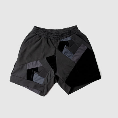 black 'all-over reroll' MEGA bundle (sweatshirt + jogger + shorts + tee shirt)