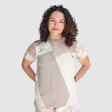 Load image into Gallery viewer, khaki &#39;all-over reroll&#39; short sleeve tee shirt
