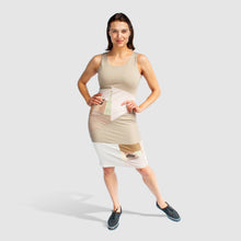 Load image into Gallery viewer, khaki &#39;all-over reroll&#39; dress
