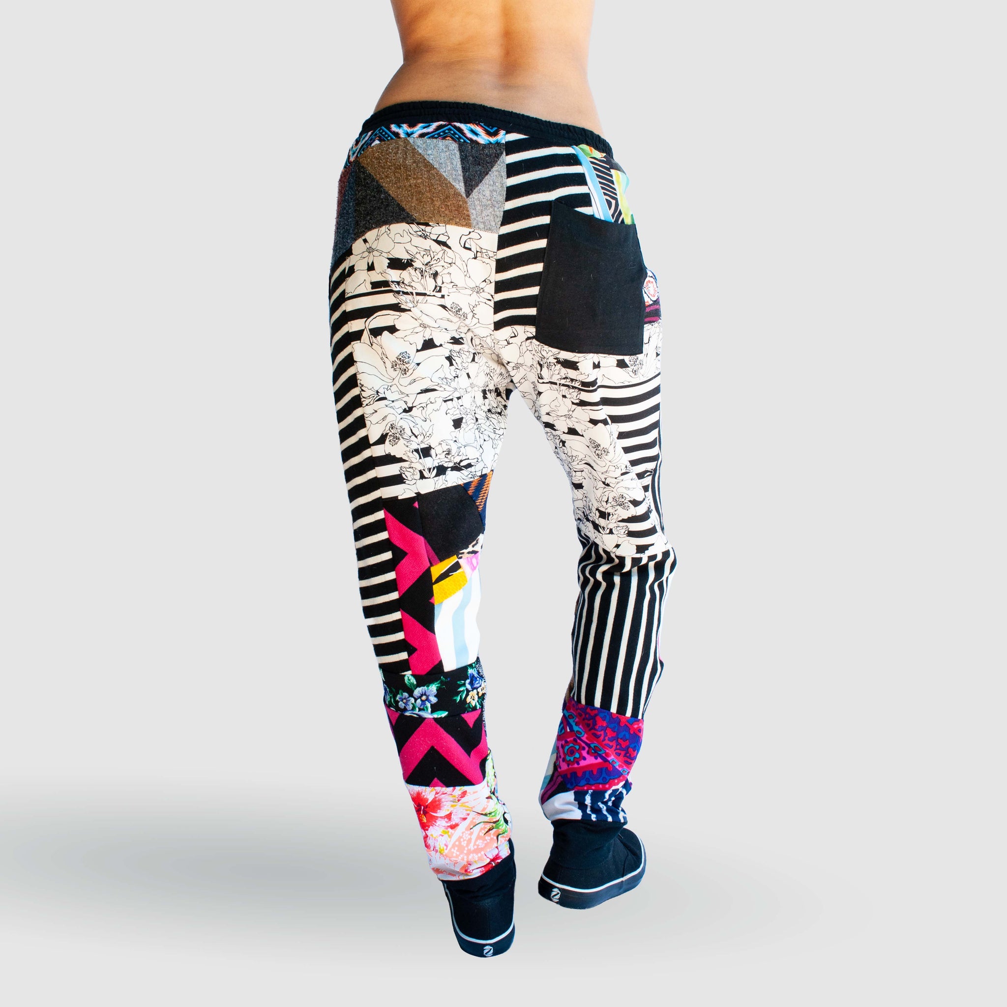 mixed print 'all-over reroll' bundle (sweatshirt + jogger