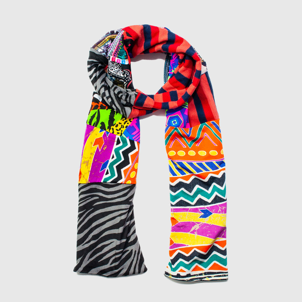Mixed Print 'all-over reroll' scarf