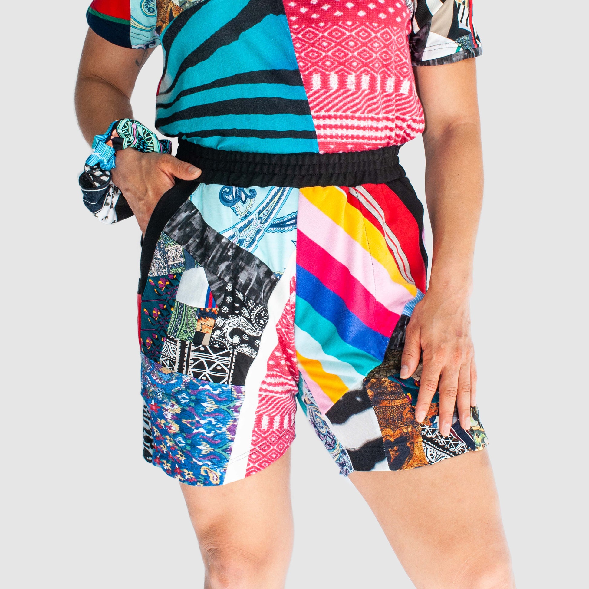 mixed color summer set made by zero waste daniel a sustainable fashion brand in ny