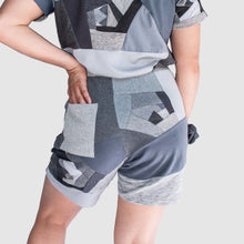 Load image into Gallery viewer, grey short made by zero waste Daniel an environmentally conscious clothing brand
