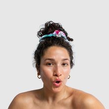 Load image into Gallery viewer, environmentally friendly floral scrunchie made in ny

