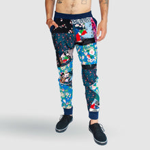 Load image into Gallery viewer, mixed floral &#39;all over reroll&#39; jogger
