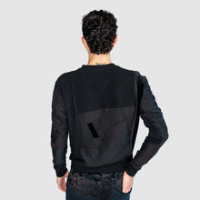 Load image into Gallery viewer, black &#39;all-over reroll&#39; sweatshirt
